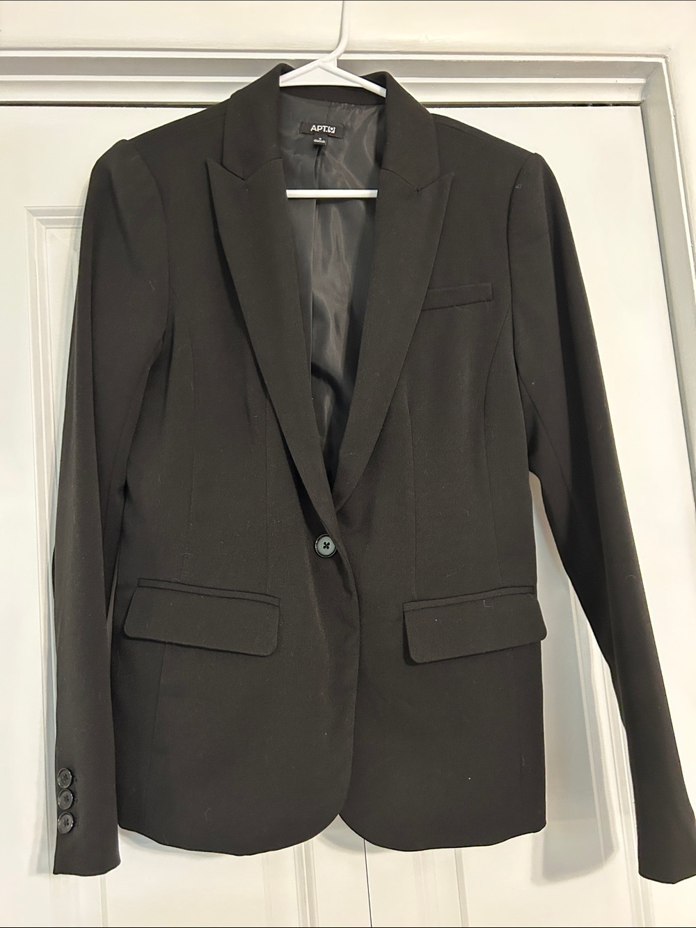 Apt. 9 Women's Black Single-Button Blazer, size 6